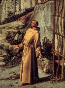 BELLINI, Giovanni Details of St.Francis in the desert oil painting on canvas